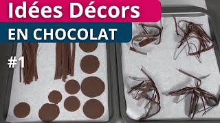 Comment faire des décors chocolat - PART 1  | #PatisCoach