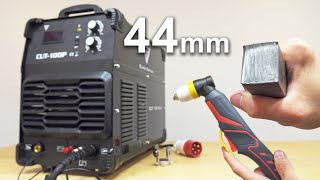 Extremely Powerful Plasma Cutter - Stahlwerk Cut 100 P Igbt Unboxing Test