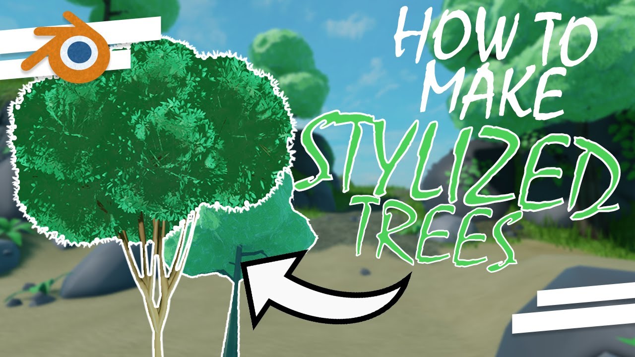 How To Make Stylized Trees Roblox Blender Youtube - how to make trees in roblox