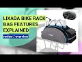 Review: Lixada 13L Waterproof Bike Rack Bag with Rain Cover