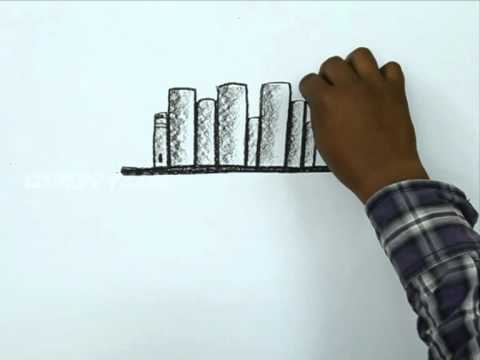 How To Draw A Books In Stand Youtube