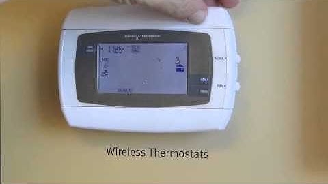 Lockout Local Control of Wireless Thermostat