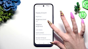 GOOGLE Pixel 9a – Automatische helderheid in- of uitschakelen