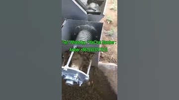 chicken manure or cow dung dewatering machine animal waste manure solid separator