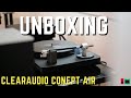 Unboxing  setup the clearaudio concept air turntable  big kids toys av