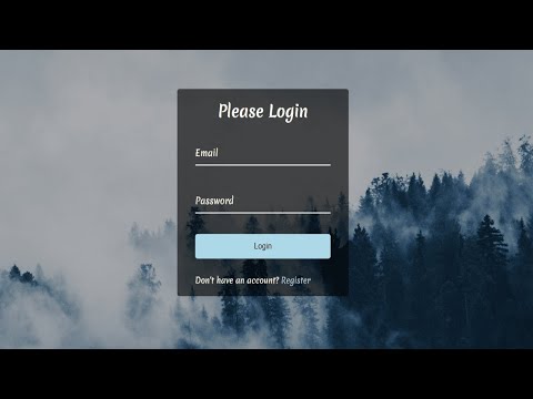 Login Form Wave Animation Using Html Css and Javascript Free source code