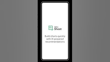 Visualize data quickly on your mobile with AI-recommended charts. #zohosheet #spreadsheettips