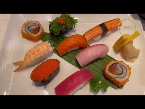Sushi set ซูชิเซท ร้านอาหารฟูจิ ลองกินเซ็ทบอกซ์ญี่ปุ่นมื้อเที่ยง
