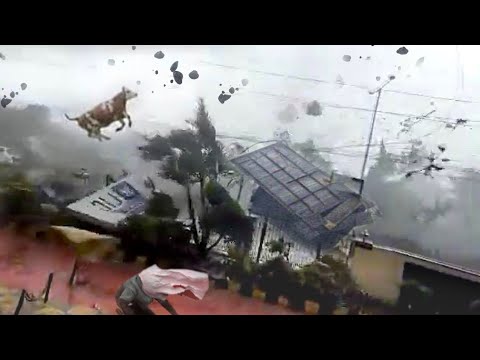 Puluhan rumah hancur di Pandeglang Banten! Angin puting beliung melanda Batu Bantar hari ini