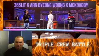 SMTM9 - Triple Crew Battle - 365Lit X Ahn Byeong Woong (안병웅) X Mckdaddy (맥대디) REACTION!!