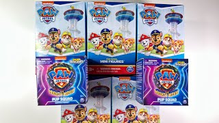 Nickelodeon Paw Patrol Mini Figures 7 Surprises Blind Box Toy Opening - Mighty Movie Pup Squad ASMR