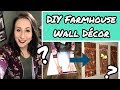 DIY Farmhouse Wall Decor | Dollar Tree DIY | Foam Board Faux Wood Decor