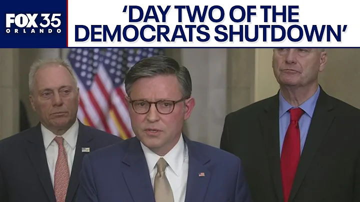 U.S. government 2025 shutdown update: House GOP leaders speak on 2nd day of closure