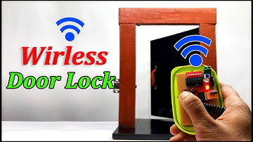 DIY Wireless Door Lock | RF remote controlled Lock