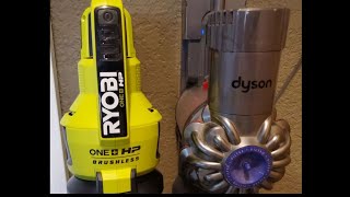 DYSON vs RYOBI Stick Vacuum Comparison