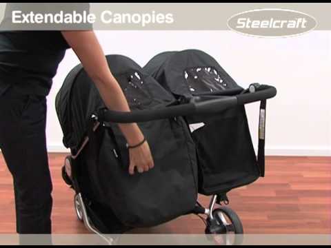 steelcraft agile twin stroller