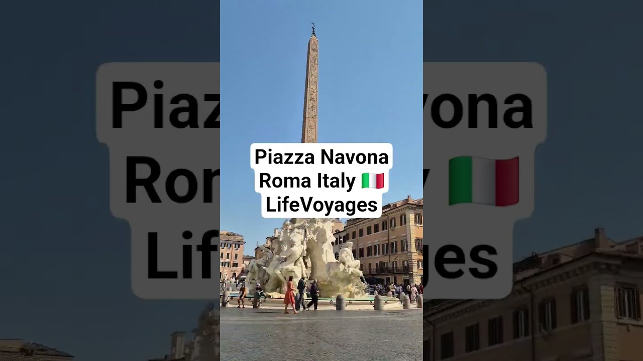 Piazza Navona Walking Tour 🇮🇹 | Rome Italy Summer Travel Vlog 2025
