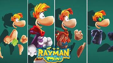 Rayman Mini - All Worlds + Bonus Levels - Apple Arcade - Walkthrough Gameplay