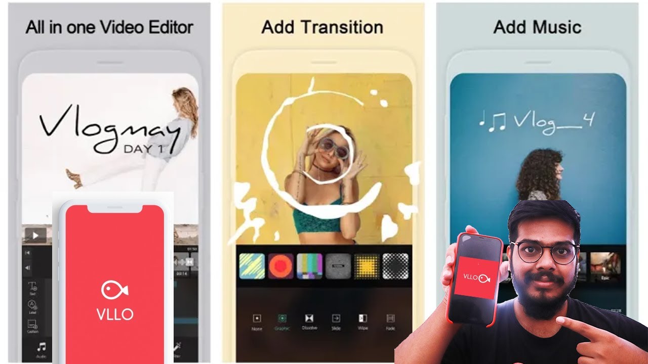 VLLOVideo Editor and Maker Your first free video editor App