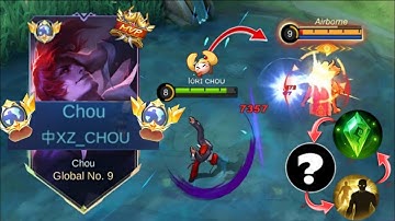 #CHOU new skin combo attack bill mobile legend new season Chou tips and trick Gaming Videos 