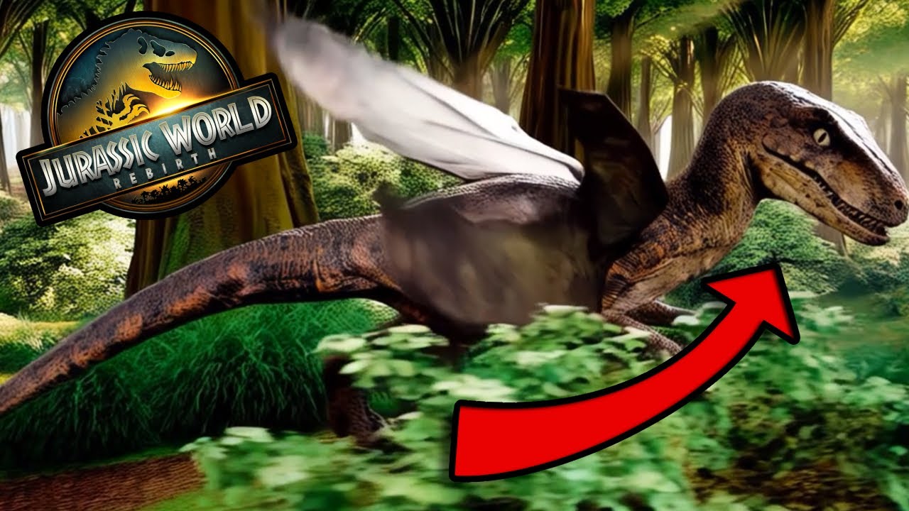 Flynt The Raptor NEW JURASSIC WORLD REBIRTH FLYING RAPTOR MUTANT REVEALS SOMETHING VERY ...