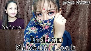 INDIAN MAKEUP LOOK || ann dejumo