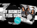 D.I.Y SOCIAL MEDIA FLYERS USING CANVA| HOW TO MAKE FLYERS USING CANVA
