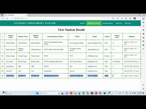 Student Registration/Enrollment System