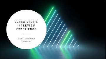 Data Science Interview - Sopra Steria - Round 1