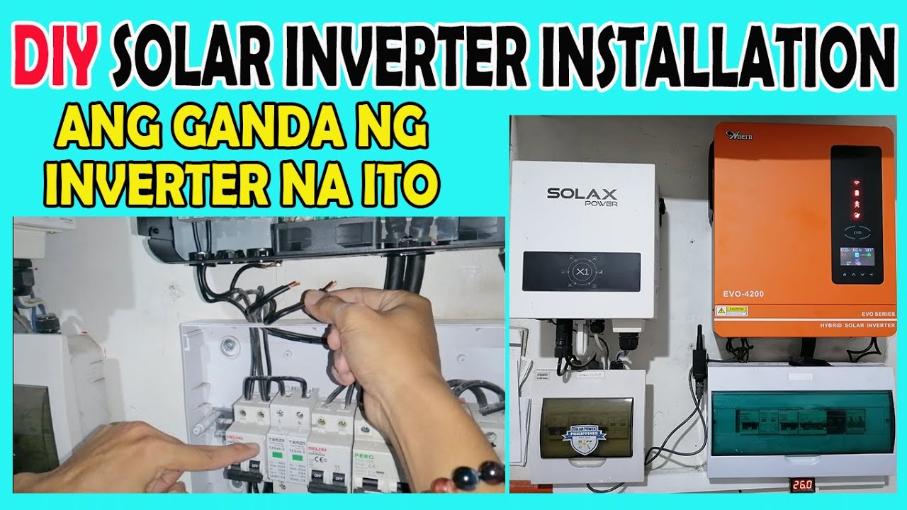 ANERN EVO4200 HYBRID INVERTER DIY SOLAR INSTALLATION | 4.2kw ANERN ...