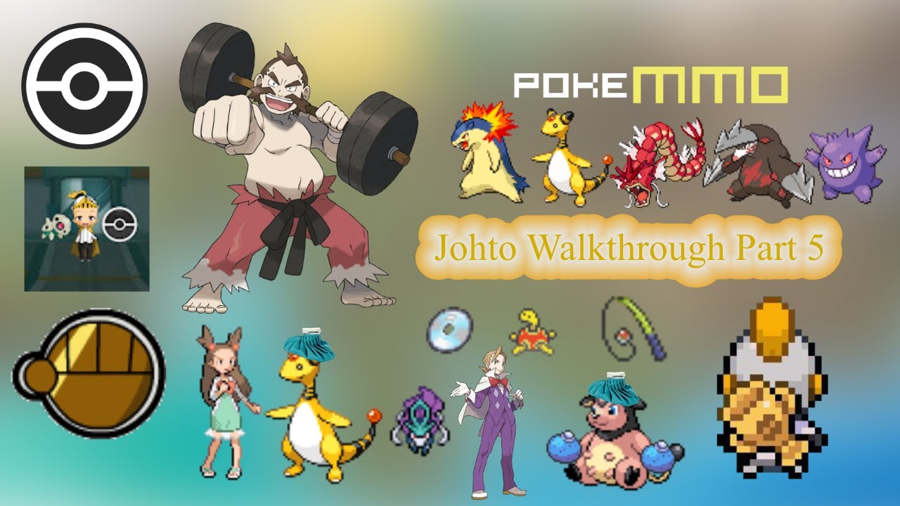 PokeMMO Johto Walkthrough Part 4 (8/16/2023) 