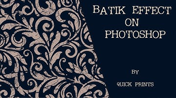 Wax Print/Batik Effect on Adobe Photoshop #printmaking #photoshop #Printmaking #photoshoptutorials