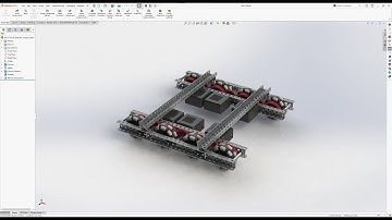 How to CAD a VEX Robotics Chassis in SOLIDWORKS (Sped up)