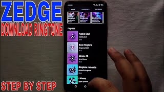 ✅ How To Download Ringtone From Zedge 🔴 screenshot 5