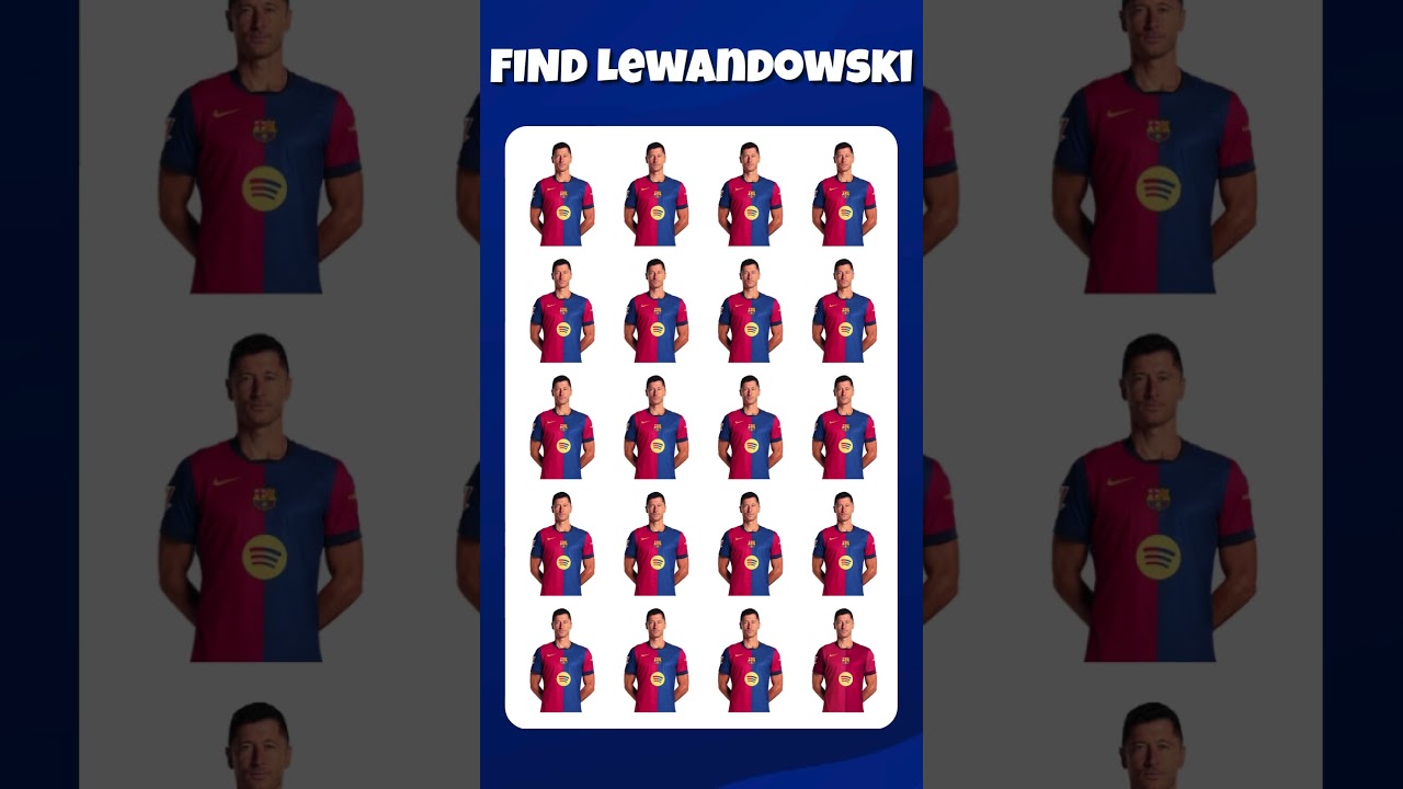 🤯 Find Ronaldo? Lewandowski? Zidane? Football Quiz 