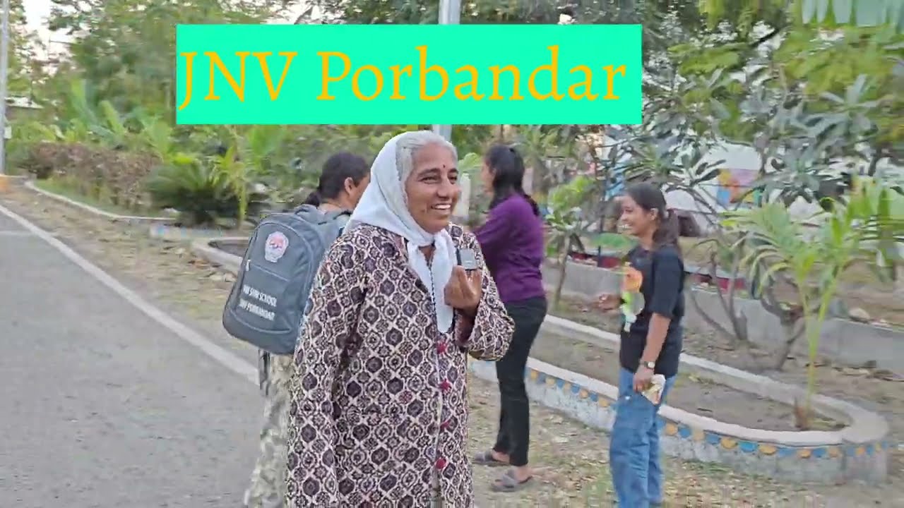 Aaj Navoday Vidyalay Porbandar ke students ready for go at UP Shahjahanpur