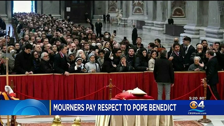 Mourners Continue To Pay Tribute To Pope Emeritus Benedict XVI In 2nd Day  Of Viewing At Vatican