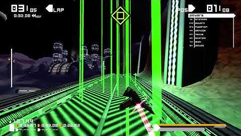 BallisticNG Custom Track: Gemini Glacier Reverse