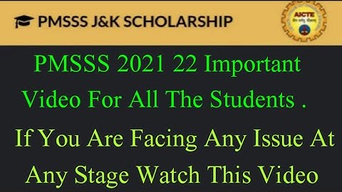 PMSSS Important Video For All Studenta