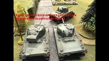 Tabletop CP: Chain of Command- "Attack on the Hauptkampflinie" Part 2