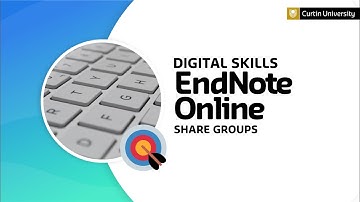 Share groups | EndNote Online Classic