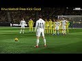 PES 2019 | Villarreal vs Real Madrid | Knuckleball Free Kick Goal BALE | Gameplay PC