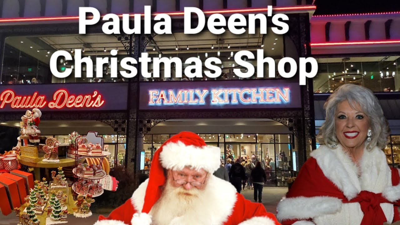 Paula Deen's Christmas Shop At The Island Pigeon Tn YouTube