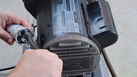 Air Compressor trips breaker - replace capacitors