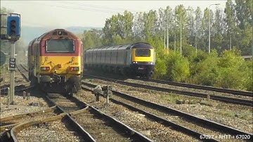 Didcot RHTT (67027/67020) on 3J41 @ Didcot 29/9/11