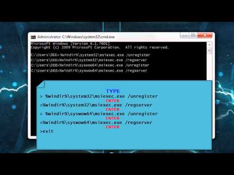 Windows Installer Service Could Not Be Accessed Fixing Solution