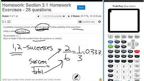 Dr  Swiersz Video Solving Section 3 1 Homework Exercises #8 Through #14  20171010 Stats
