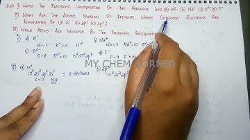 Write the electronic configuration of the following ions i)H- ii)Na+ iii)O2- iv)F-