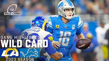 Los Angeles Rams vs. Detroit Lions Game Highlights | NFL 2023 Super Wild Card Weekend