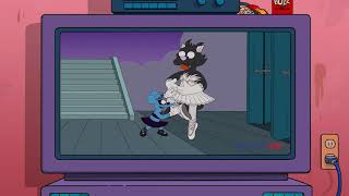 The Itchy & Scratchy Show - Black & Blue Swan [The Simpsons - S23E08] #Shorts